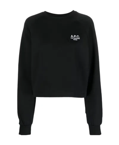 APC MILTON LOGO-EMBROIDERED SWEATSHIRT