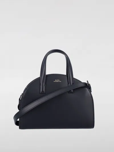 Apc A.p.c. Curved Silhouette Tote Bag In Black