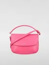 Apc Sarah Mini Fuchsia Leather Bag In Fuchsia