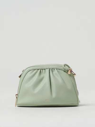 Apc Mini Bag A.p.c. Woman Color Green In Gray