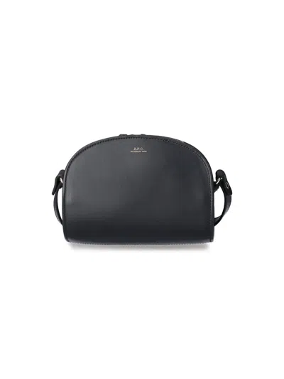 Apc Mini Bag Demi Lune In Black