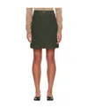 A.p.c. Mini Button Skirt In Black