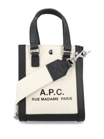 Apc Mini Camille 2.0 Canvas Tote Bag In Nude