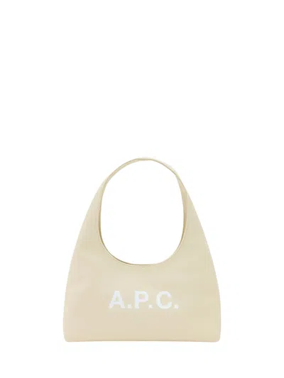 Apc A.p.c. Mini Chic Tote Bag In White