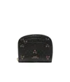 Apc Mini Demi-lune Wallet In Black
