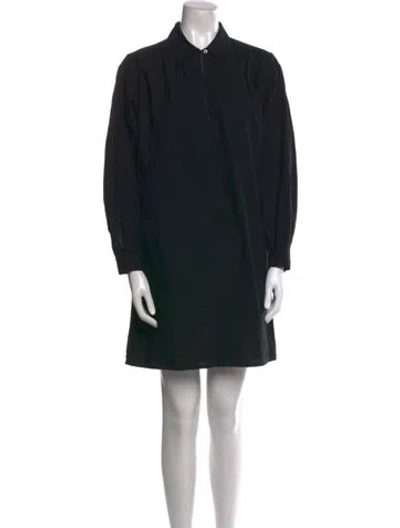 Pre-owned Apc Mini Dress In Black