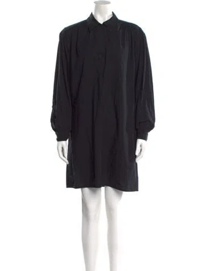 Pre-owned Apc Mini Dress In Black