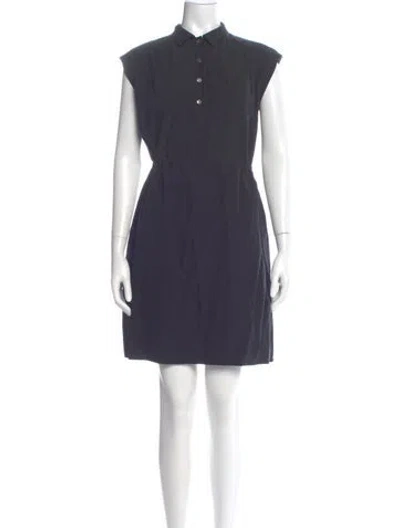 Pre-owned Apc Mini Dress In Black