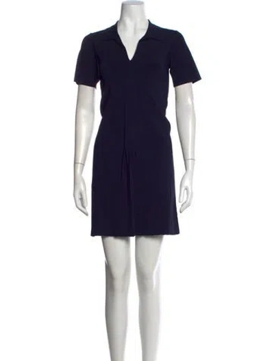 Pre-owned A.p.c. Mini Dress In Black