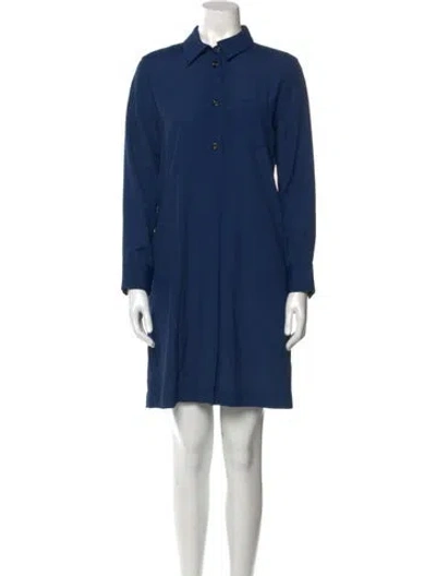 Pre-owned Apc Mini Dress In Blue