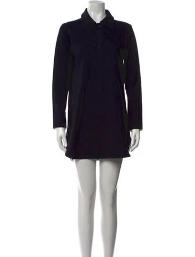 Pre-owned Apc Mini Dress In Blue