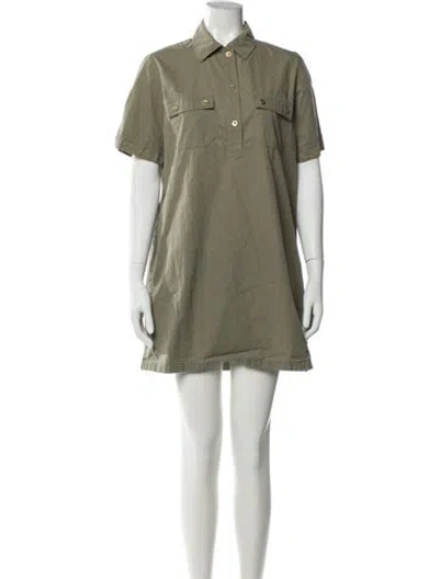 Pre-owned Apc Mini Dress In Green