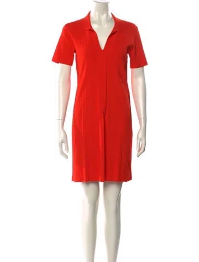 Pre-owned Apc Mini Dress In Orange