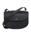 Apc Sac Geneve Mini Cuir Smooth Leather In Black