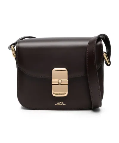 Apc A.p.c. Grace Mini Shoulder Bag In Black