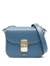Apc Mini Grace Shoulder Bag In Blue