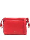 A.p.c. Ninon Mini Structured Side Drawstring Handbag In Pattern