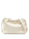 A.p.c. Mini Ninon Drawstring Shoulder Bag In Neutral