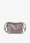 Apc Mini Ninon Metallic Crossbody Bag In Silver