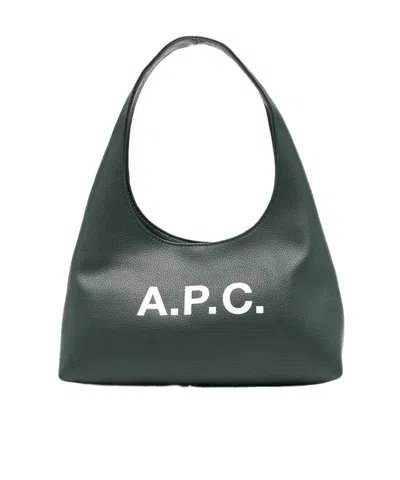 A.p.c. Mini Ninon Shoulder Bag In Black