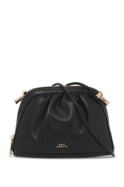 Apc Mini Ninon Shoulder Bag With Strap In Black