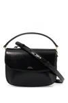 Apc A.p.c. Sarah Mini Shoulder Bag In Noir (black)