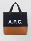 Apc A.p.c. Denim Mini Axel Shopping Bag In Multi