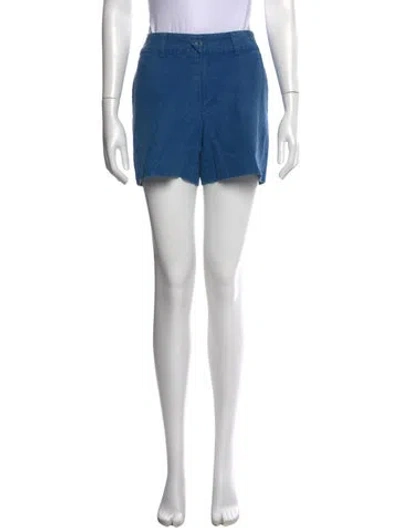 Pre-owned A.p.c. Mini Shorts In Blue