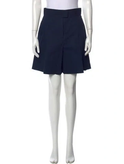 Pre-owned A.p.c. Mini Shorts In Blue