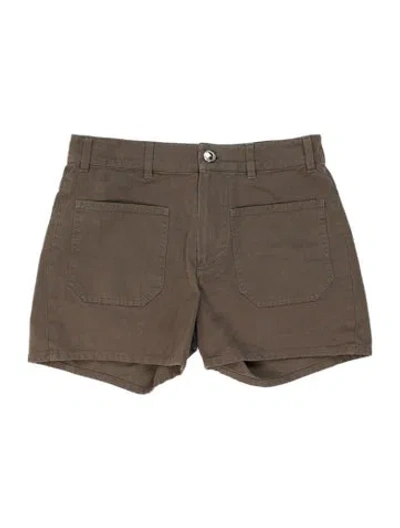 Pre-owned A.p.c. Mini Shorts In Brown