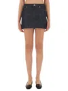 Apc High Waisted Skirt In Black