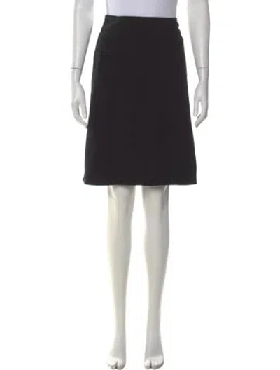 Pre-owned A.p.c. Mini Skirt In Black