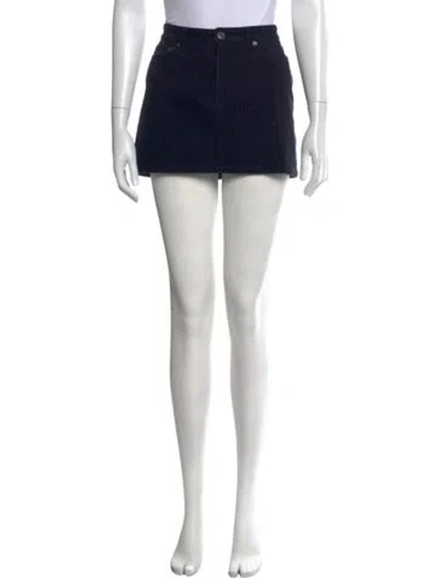 Pre-owned A.p.c. Mini Skirt In Black