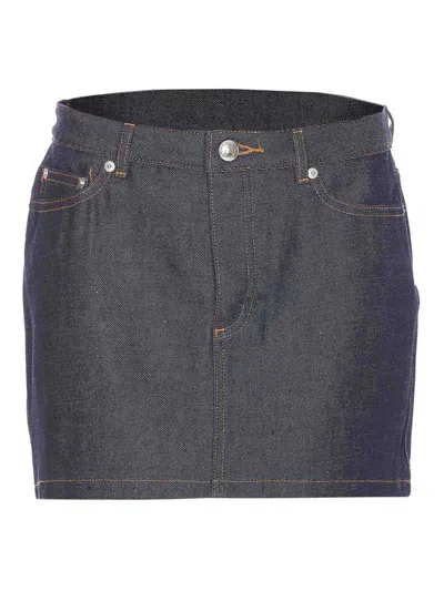 Apc Falda Semilarga - Azul In Blue
