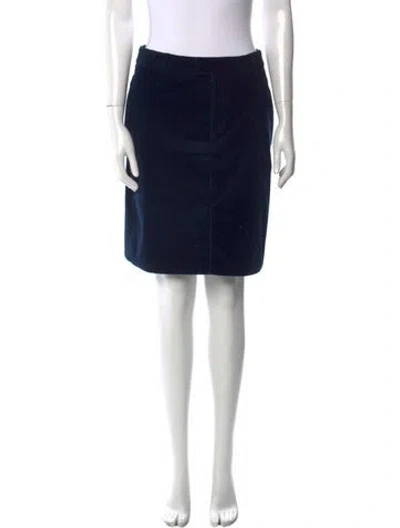 Pre-owned Apc Mini Skirt In Blue