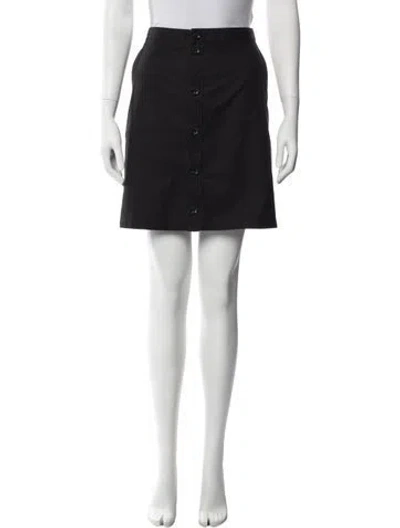 Pre-owned A.p.c. Mini Skirt In Blue