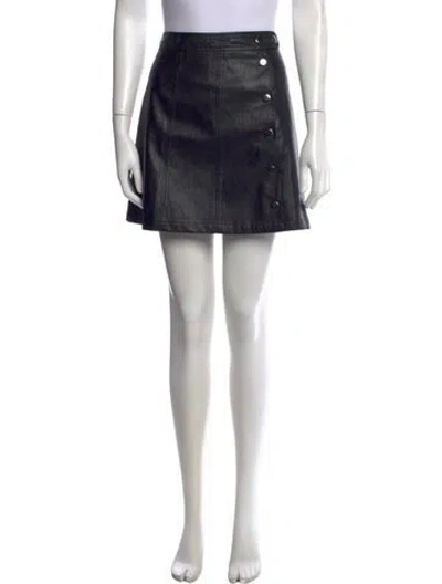 Pre-owned A.p.c. Mini Skirt In Blue