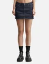 Apc High Waisted Skirt In Blue