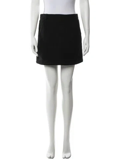 Pre-owned A.p.c. Mini Skirt In Green