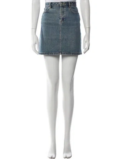 Pre-owned Apc Mini Skirt In Multi