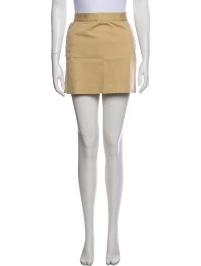 Pre-owned A.p.c. Mini Skirt In Neutral