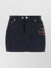 Apc A.p.c. Denim A.p.c. X Marc Jacobs Mini Skirt In Blue