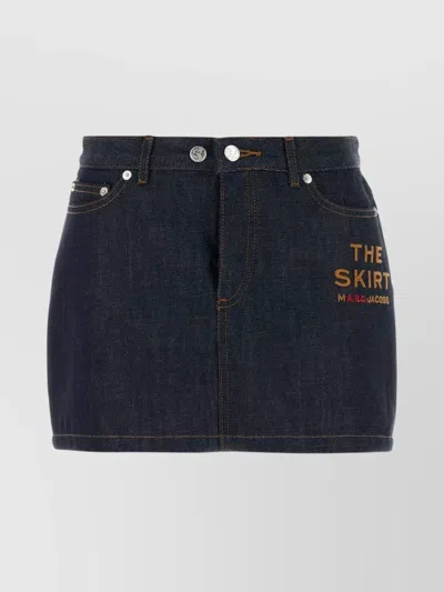 Apc Mini Skirt With Pockets And Loops In Multi