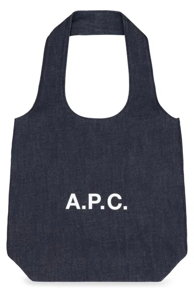 Apc A.p.c. Mini Tote Bag Ninon In Blue
