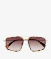 Apc Moe Sunglasses One Size Hazelnut In Hazelnut