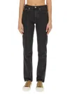 Apc Jean Martin Cotton Denim Vintage Jeans In Black