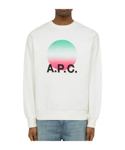 APC A.P.C. GRAPHIC PRINTED CREWNECK SWEATSHIRT