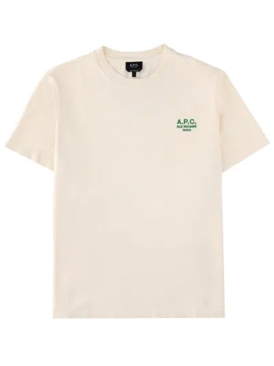 A.p.c. A. P.c. Standard Cotton T-shirt For Men In Neutral