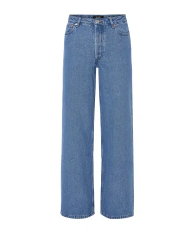 Apc Multi-pocket Jeans In Blue