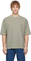 Apc Multicolor Bahia T-shirt In Aad Ecru